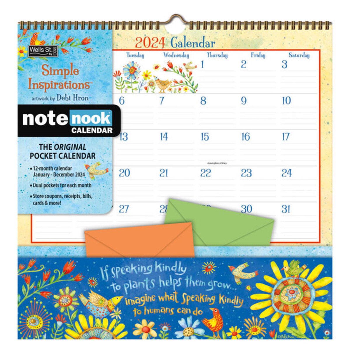 Simple Inspirations Pocket Note Nook Kalender 2024