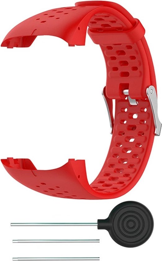 Bracelet en Siliconen adapté pour Polar M400 / M430 - Bracelet de montre - Bracelet - Rouge