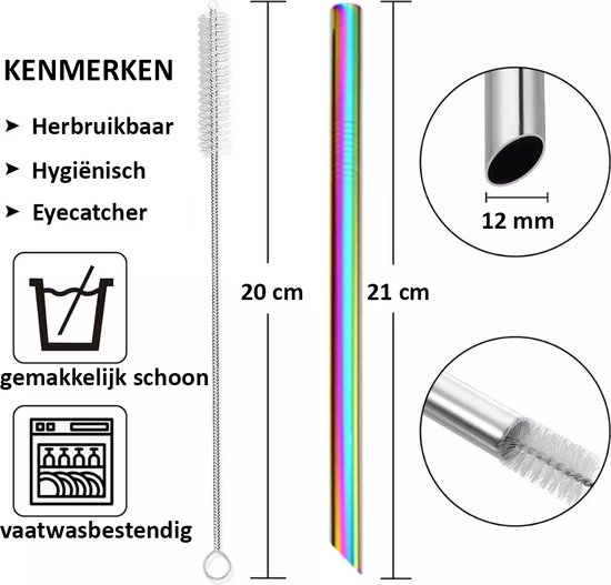 Rietjesconverterset voor Avent Babyflesjes, Inclusief Verzwaarde