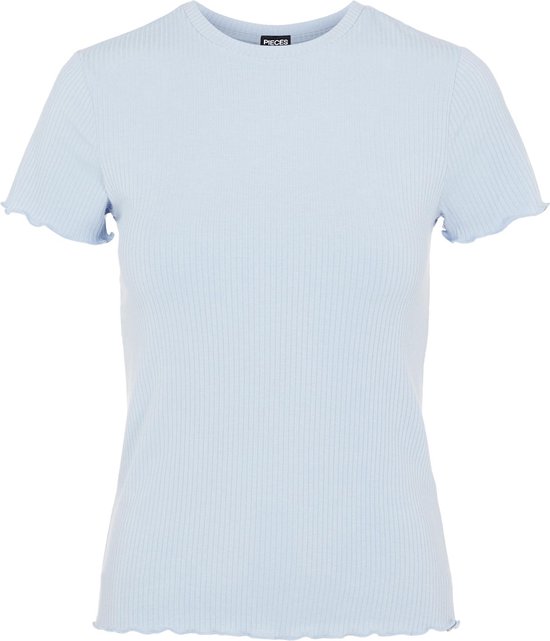 Pieces T-shirt Pcnicca Ss O-neck Top Noos 17120085 Kentucky Blue Dames Maat - XS