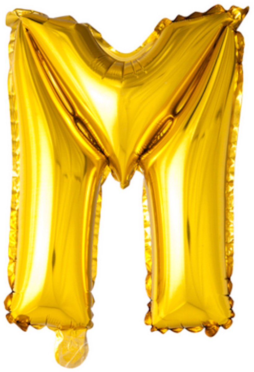 Folie Ballon Letter 16″ M - Goud | 41 cm