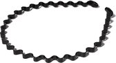 Knaak Wave Sport Diadeem - Sport Haarband - Metaal - Zwart - 41 cm - 1 stuk