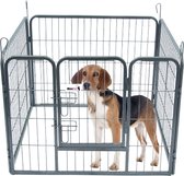 MaxxPet Puppyren - puppykennel - opvouwbaar- honden bench - puppy bench - 81x79cm - 4 delig