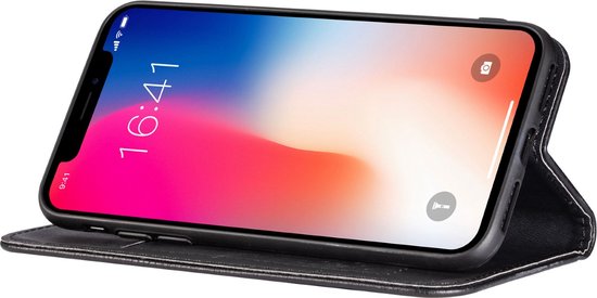 Apple iPhone XR Rico Vitello Magnetic Wallet case/book case couleur Zwart