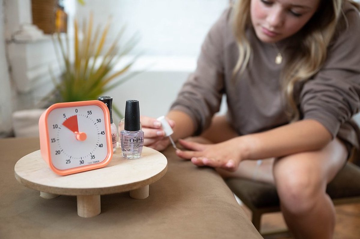 Time Timer® MOD HOME EDITION - kleur Dreamsicle Orange - 60 Minuten visuele timer - V2.0 — afbeelding 4