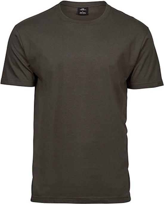 Men´s Sof T-shirt met korte mouwen Dark Olive - L