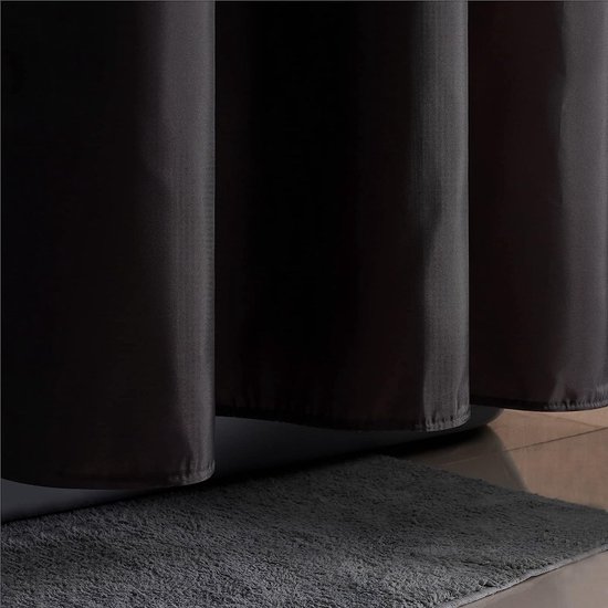 douchegordijn, waterafstotend textiel douchegordijn, gemaakt van stof