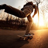 Antislip full concave skateboard met 7-laags dubbele kick PU-wielen voor beginners