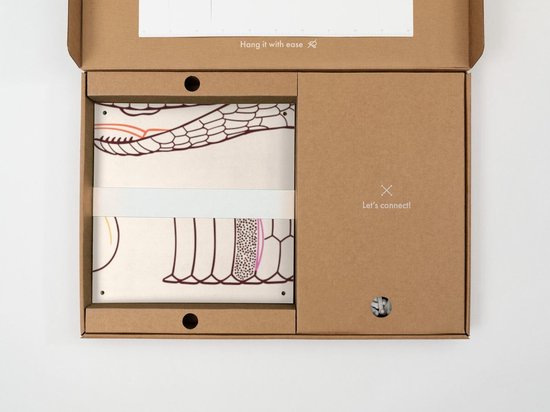 IXXI Serpent - Anatomie, Aster Edition - 100 x 140 cm - Gratis ophangtool - Grote wanddecoratie en posters - Technische Tekening, Illustraties, Line