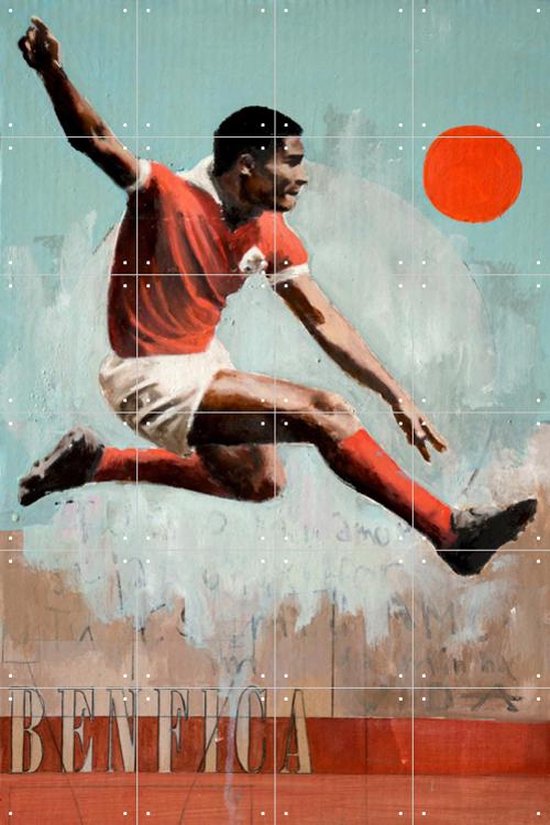 IXXI One Love Benfica - Wanddecoratie - Abstract - 80 x 120 cm