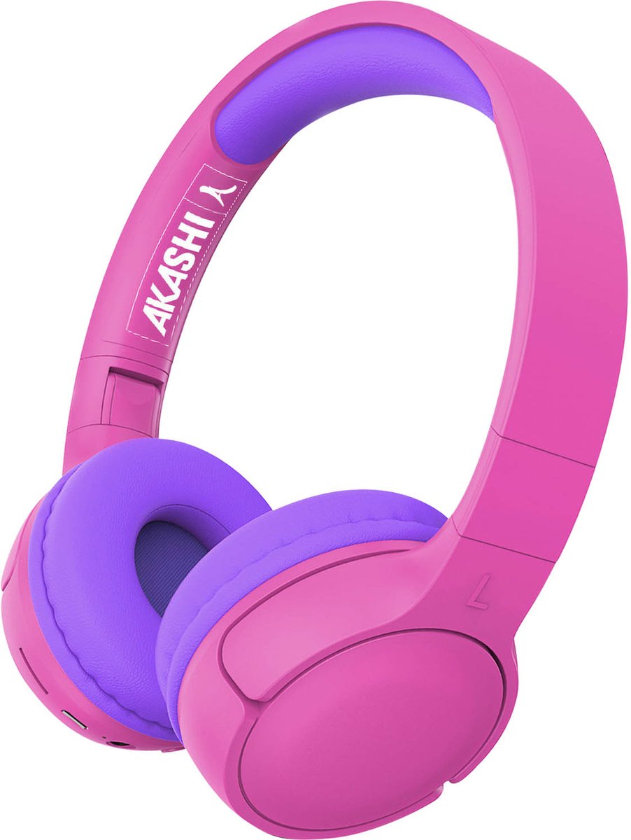 Bluetooth 5.1 Koptelefoon Kinderen Autonomy 8h Opvouwbaar Akashi Roze