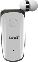 Draadloze headset Trilfunctie Spraakaankondiging 10H Autonomie LinQ R839 Wit