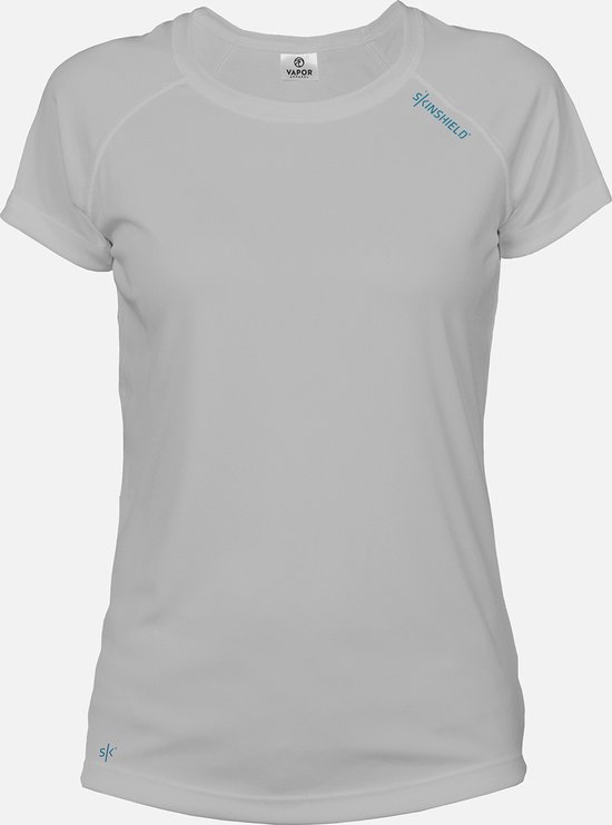 Vapor Apparel - UV-shirt met korte mouwen voor dames - grijs - maat S