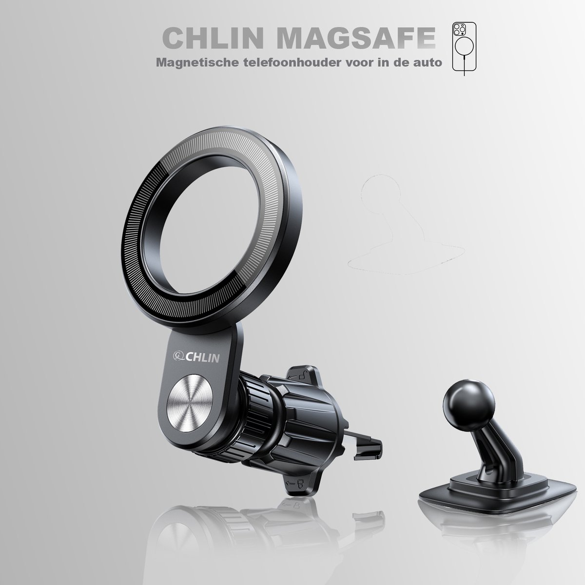 CHLIN MagSafe - Support téléphone magnétique Voiture - support