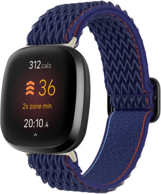 Bracelet en Cuir YONO adapté à Fitbit Versa 4 / Sense 2 - Bracelet en cuir  de