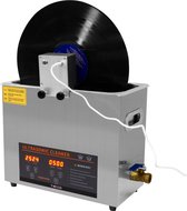 T-Mech 6L Professioneel Ultrasonische Reiniger RVS Ultrasoon Bad Reinigingstank - Timer 1-30 Minuten - Verwarmingselement 0-80°C - 300W 240V 40 kHz - Sieraden Metaalonderdelen - Vinyl Adapter
