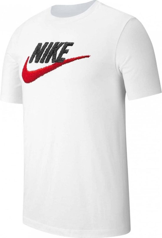 witte nike t shirt heren