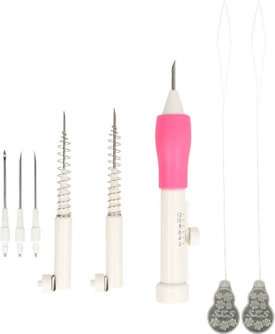 Foto: Opry punch naald needle set roze