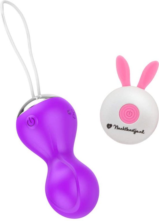 Egg of Love Celine - Paars - Draadloos – Trillend eitje met 12  verschillende