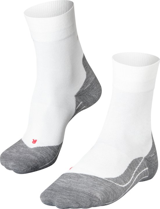 FALKE RU4 Endurance Hardloopsokken anti blaren, anti zweet Functioneel garen Sportsokken Heren wit - Maat 49-50