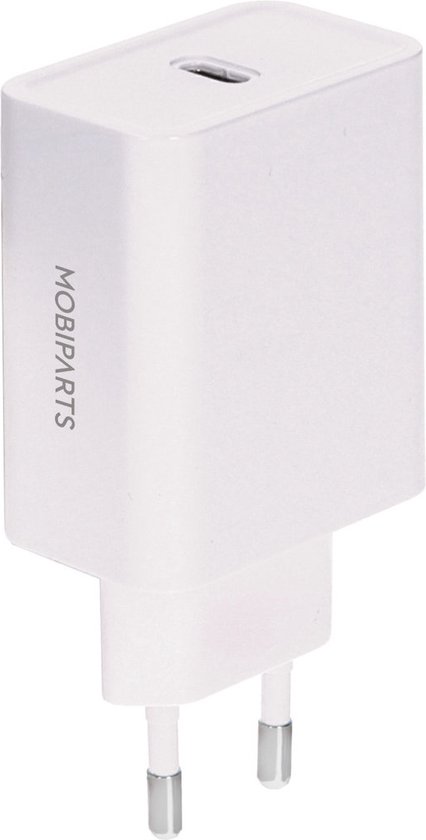 Oplader iPhone en Samsung - Oplader USB C - Universele QC Snellader 30W - PD 3.0 - Apple oplader en Samsung oplader - Wit - Mobiparts