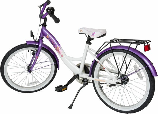 Bikestar kinderfiets Classic 20 inch lila/wit van Bikestar — afbeelding 2