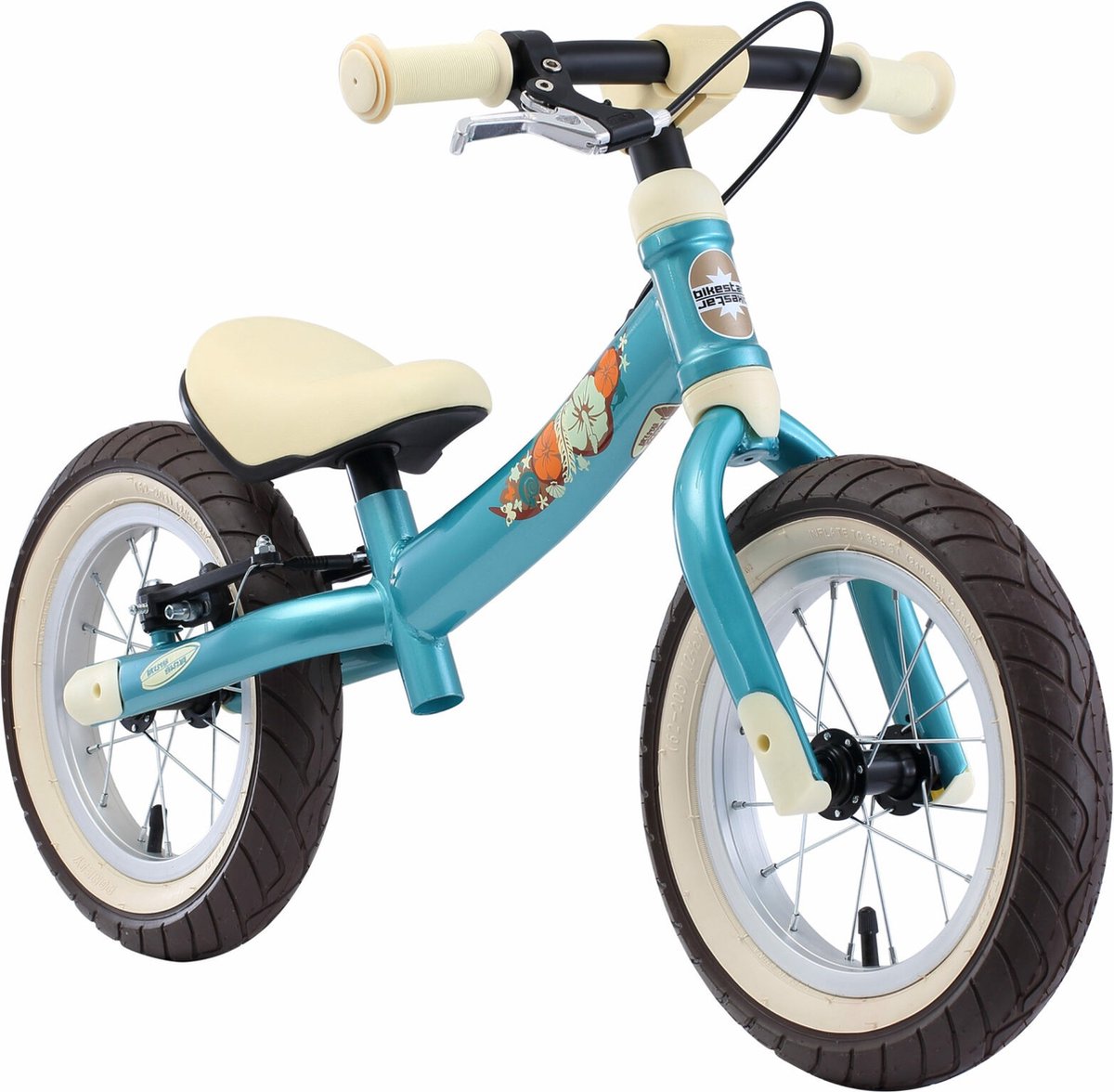 BikeStar Sport, meegroei loopfiets, 12 inch, turquoise