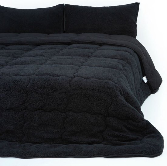 Linfye Saliegroene planten kingsize dekbed, omkeerbaar hoesloze