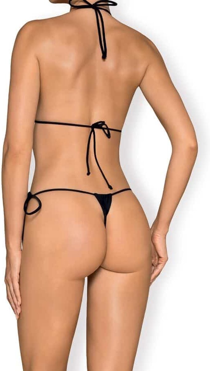 Sexy vrouw zwarte bikini