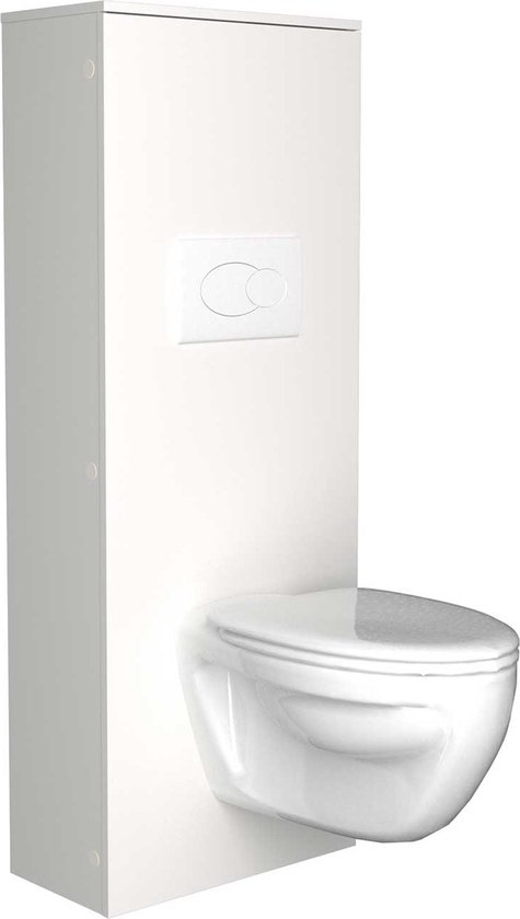 Switch arrière pour WC suspendu - blanc | bol