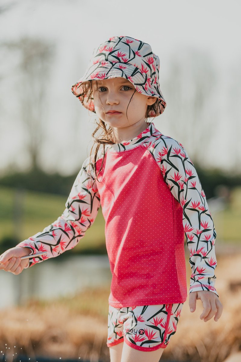 Ducksday - UV Zwemshirt - lange mouw - voor kinderen meisje - Coco - surf - rashguard — afbeelding 4