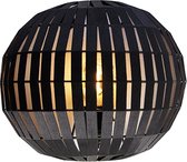 QAZQA zoe - Moderne Wandlamp voor binnen - 1 lichts - D 17 cm - Zwart - Woonkamer | Slaapkamer | Keuken