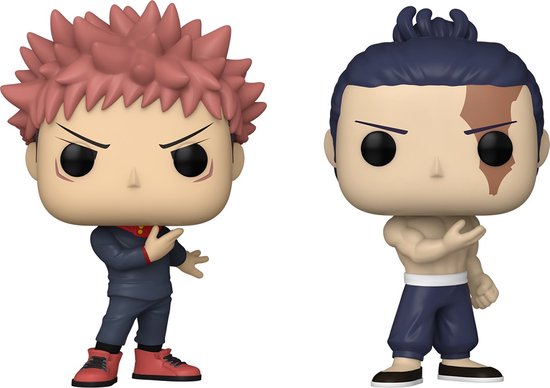 Funko Jujutsu Kaisen - POP! Animation Itadori & Todo 9 cm Verzamelfiguur - Multicolours