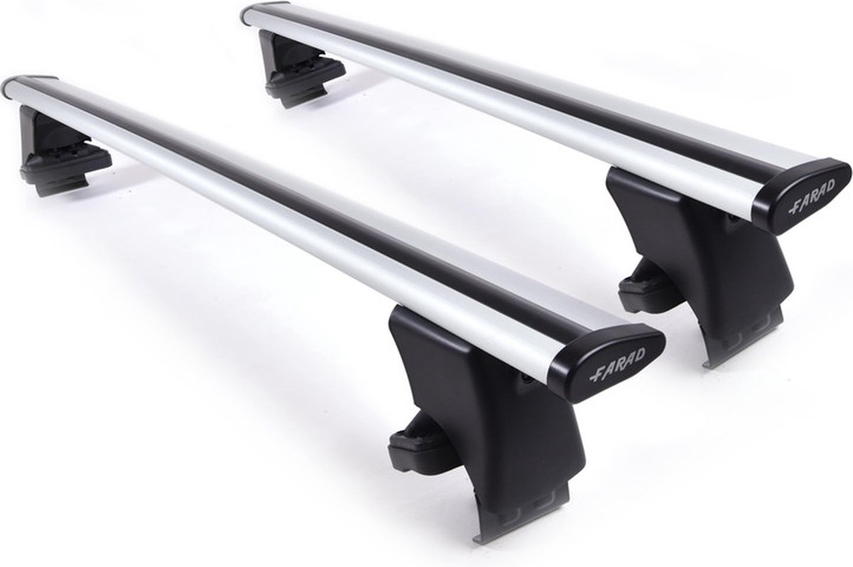 Dakdragers geschikt voor de Citroën C4 Picasso 2013 t/m 2022 glad dak - Aluminium - Hoog laadvermogen 100kg - Wingbar - Zilver - Merk Farad