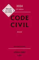 Codes Dalloz Universitaires et Pro - Code civil 2024 123ed - Annoté