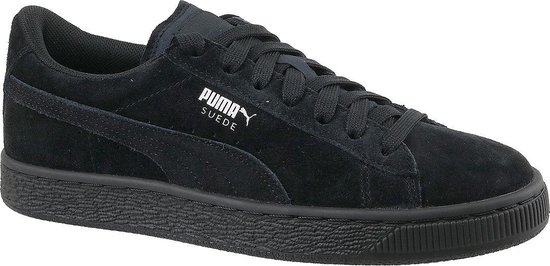 Puma Suede JR 355110-52, Vrouwen, Zwart, Sneakers maat: 37.5 EU