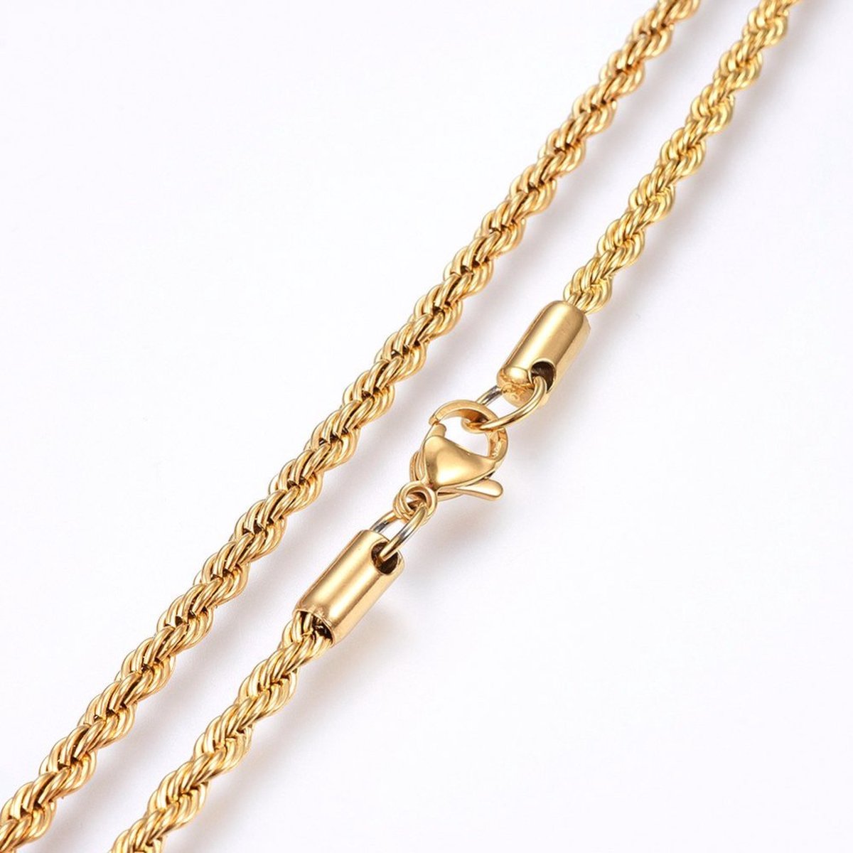 LunaLady ketting RVS, Stainless steel. 18 krt gold plated