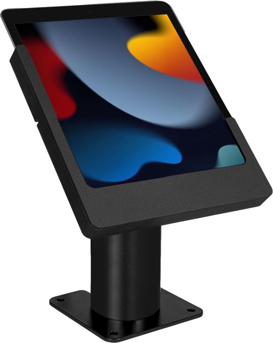 Deluxe Studio Monitor Stands, Bureauluidsprekerstandaard (2-pack) - Heavy Duty 30x23cm metalen lade, -10° tot 10° kantelhoek - Perfect voor studiomonitoren, boekenplankluidsprekers en laptops - zwart