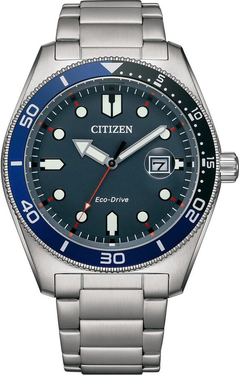 Citizen AW1761-89L Horloge - Staal - Zilverkleurig - Ø 43 mm