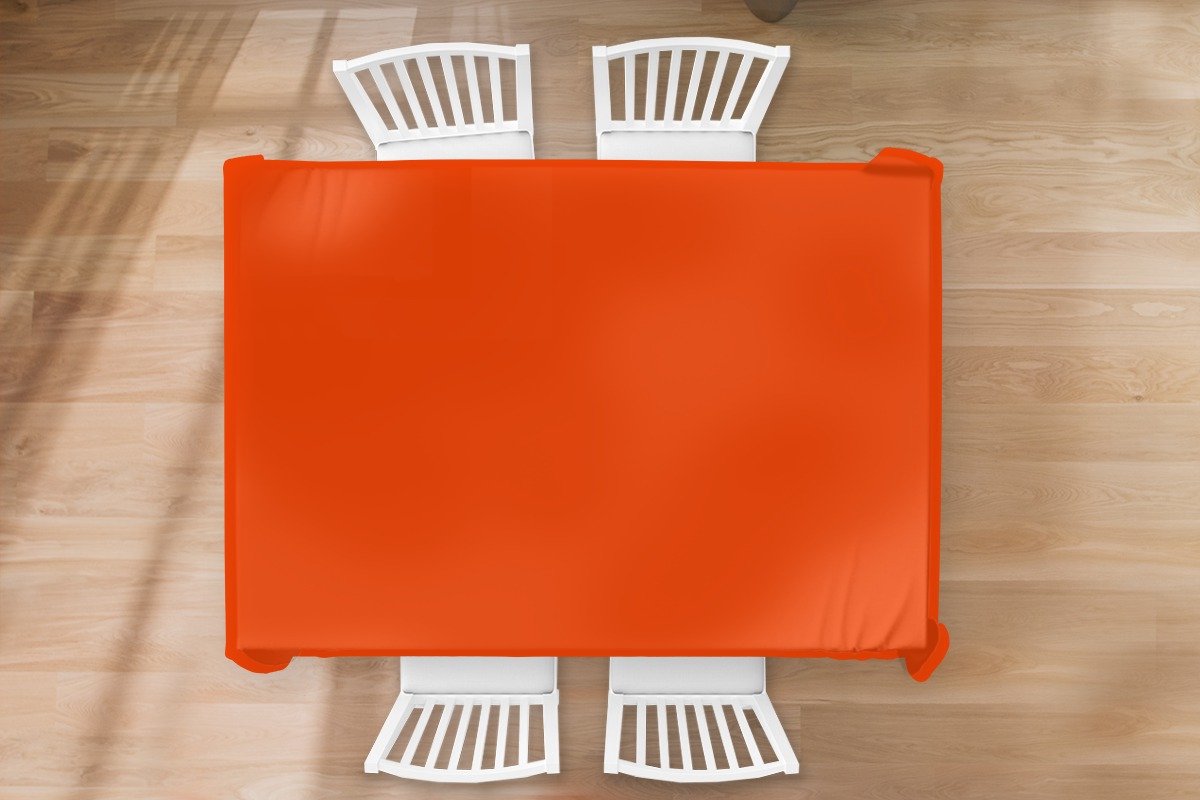 Tafelkleed - Tafellaken - 200x130 cm - Sienna - Aarde - Kleuren - Effen - Binnen en Buiten