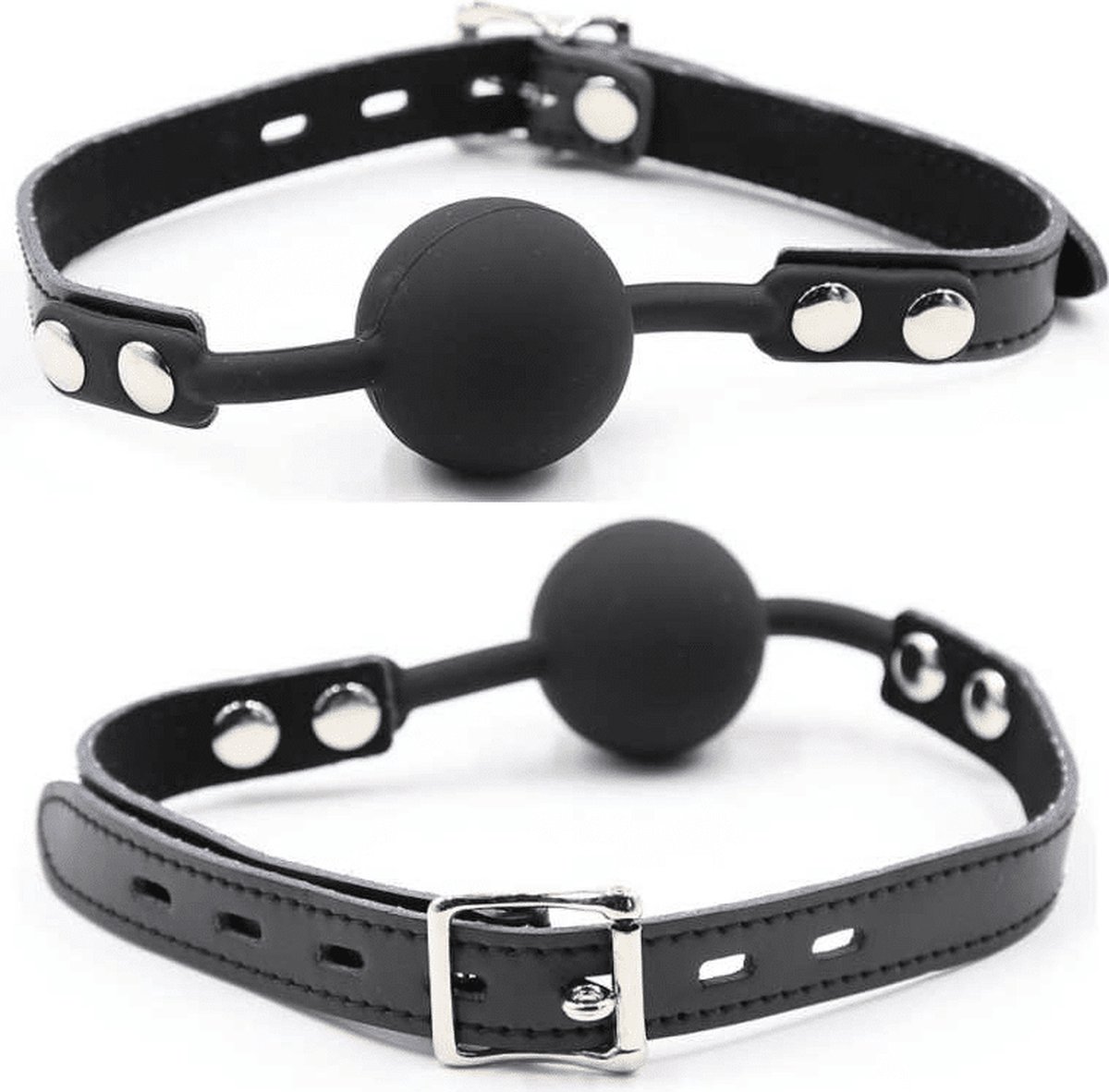 OHMAMA FETISH | Ohmama Fetish Silicone Ball Gag With Leather Belt