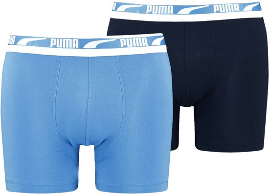 Puma Boxershorts Multi Logo 2-pack Regal Blue / Black