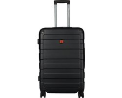 Enrico Benetti Rochester Middelgrote Koffer - 65 cm - 62,5/72 liter - Expandable - TSA slot - Zwart