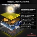 Gedetailleerde afbeelding van de XTR-mat die beschermt tegen alle weersomstandigheden.