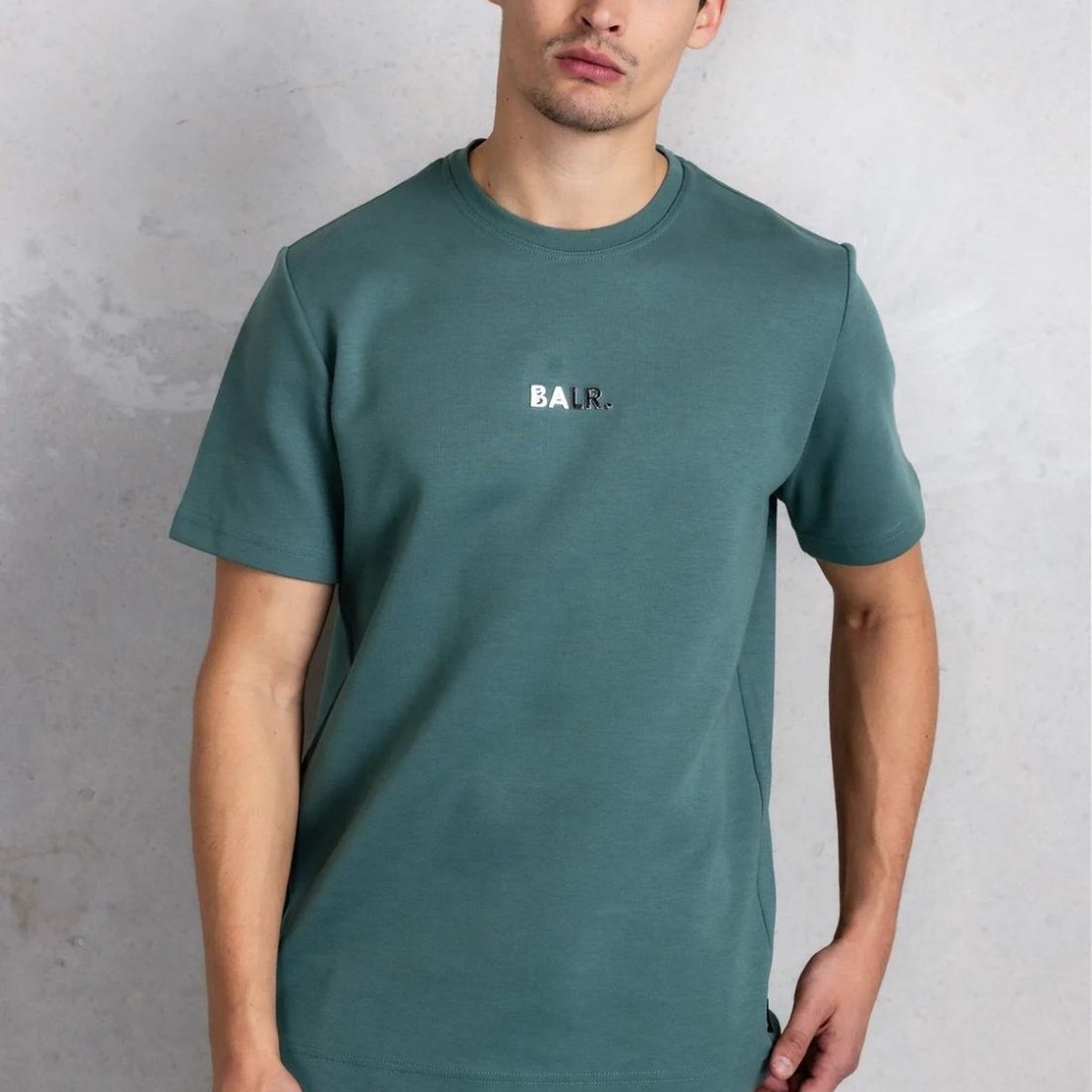 BALR. Shirt Groen maat XL Q-series straight t-shirts groen