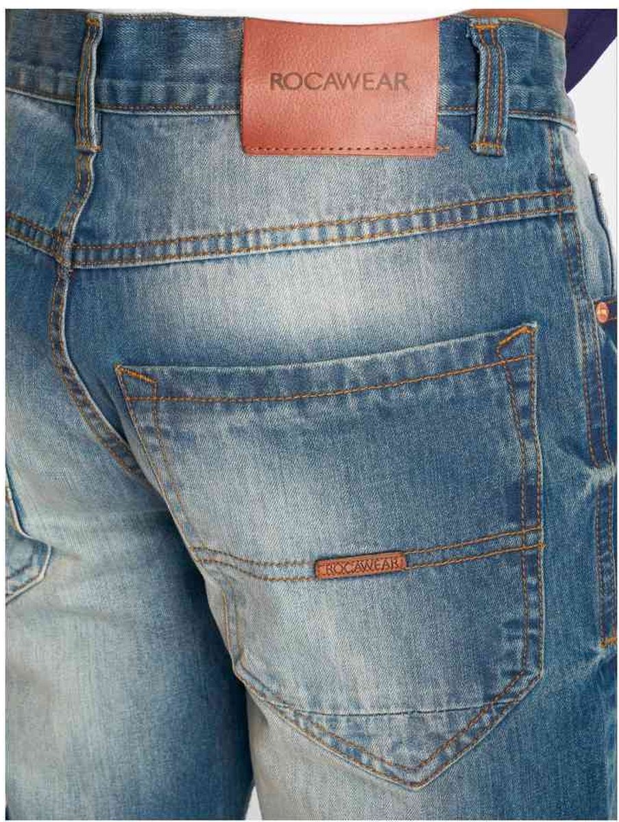 Rocawear - UE Relax Fit Jeans DK Broek rechte pijpen - 33/34 inch - Blauw
