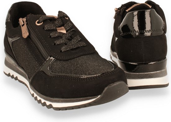 MARCO TOZZI Marco Tozzi Damen Sneaker Schwarz Silber Sneaker, Sportlich - View #4