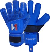 ONEKEEPER Vector Pupil Blauw - Keepershandschoenen - Maat 5 - Kunstgras - Extra Beschermlaag - Enkele Band - Fusion Vinger