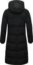 Lange Puffer Jas Dames Getailleerd - 8606 - Zwart