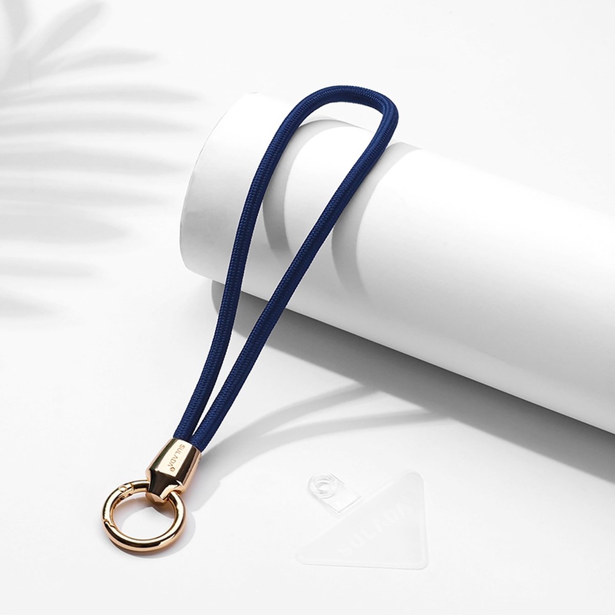 Sulada WristLanyard / PhoneWristStrap / PolsKoord verstelbaar en afneembaar inclusief bevestigingsbatch Blauw